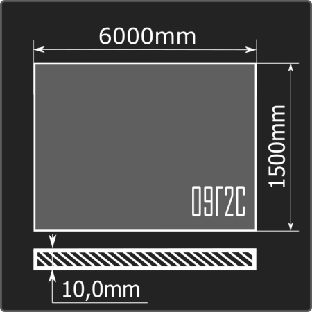 Лист горячекатаный 10*1500*6000 09Г2С Феррум ГОСТ 19281-2014 Лист горячекатаный 10*1500*6000 09Г2С Феррум ГОСТ 19281-2014