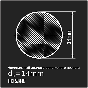 Арматура 14,0 А-I (А240) ГОСТ 5781-82 12м